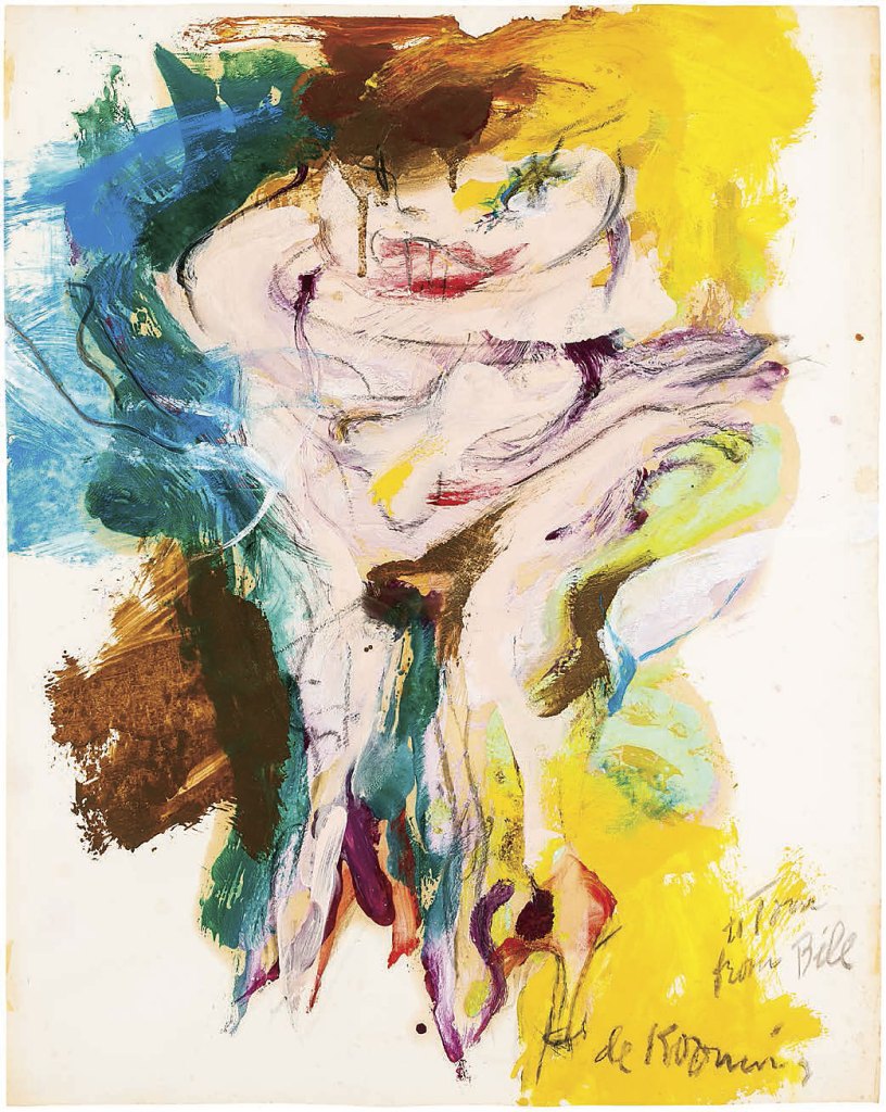 Willem de Kooning (Dutch-American, 1904-1997) 'Untitled (Woman)' 1965