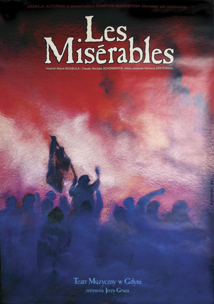 Design by Slawomir Kitowski. 'Les Misérables poster' 1989-2000