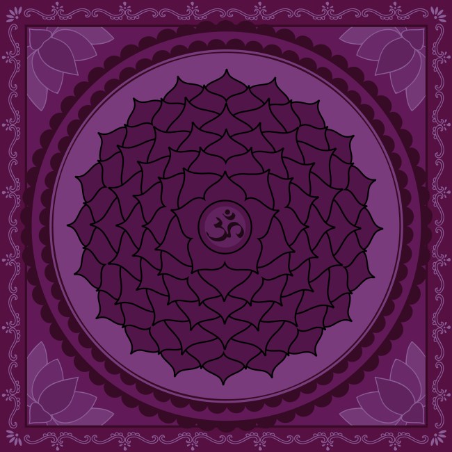 Sahasrãra or Crown Chakra / Thousand Petal Lotus