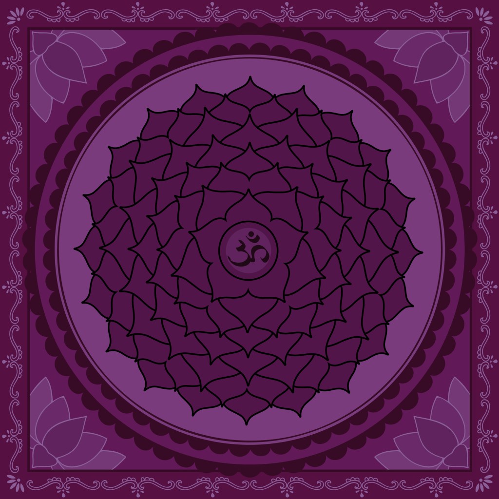 Sahasrãra or Crown Chakra / Thousand Petal Lotus