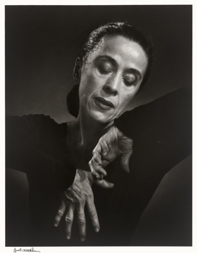 Yousuf Karsh (Armenian-Canadian, 1908-2002) 'Martha Graham' 1948