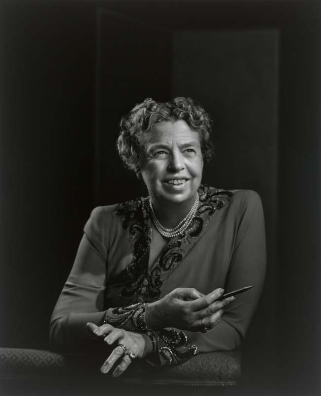 Yousuf Karsh (Armenian-Canadian, 1908-2002) 'Eleanor Roosevelt' 1944