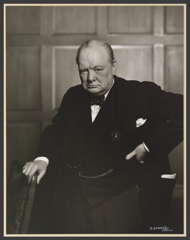Yousuf Karsh (Armenian-Canadian, 1908-2002) 'Sir Winston Leonard Spencer Churchill' 1941