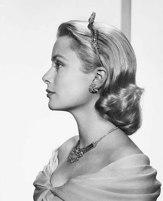 Yousuf Karsh (Armenian-Canadian, 1908-2002) 'Grace Kelly' 1956 from the exhibition 'Yousuf Karsh: American Portraits' at the National Portrait Gallery, Washington, May - November 2014 Yousuf Karsh (Armenian-Canadian, 1908-2002) 'Grace Kelly' 1956 from the exhibition 'Yousuf Karsh: American Portraits' at the National Portrait Gallery, Washington, May - November 2014