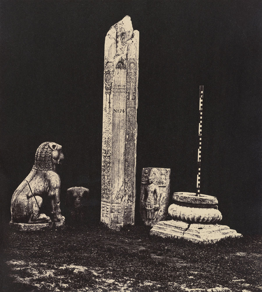 Linnaeus Tripe (British, 1822-1902) 'Elliot Marbles and Other Sculpture from the Central Museum Madras: Group 26, May - June 1858' 1858