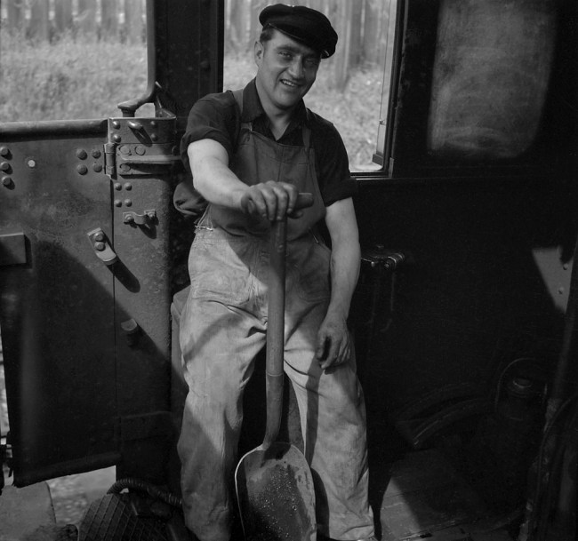 Anonymous photographer. 'A smiling fireman' mid-1950s to the early 1960s