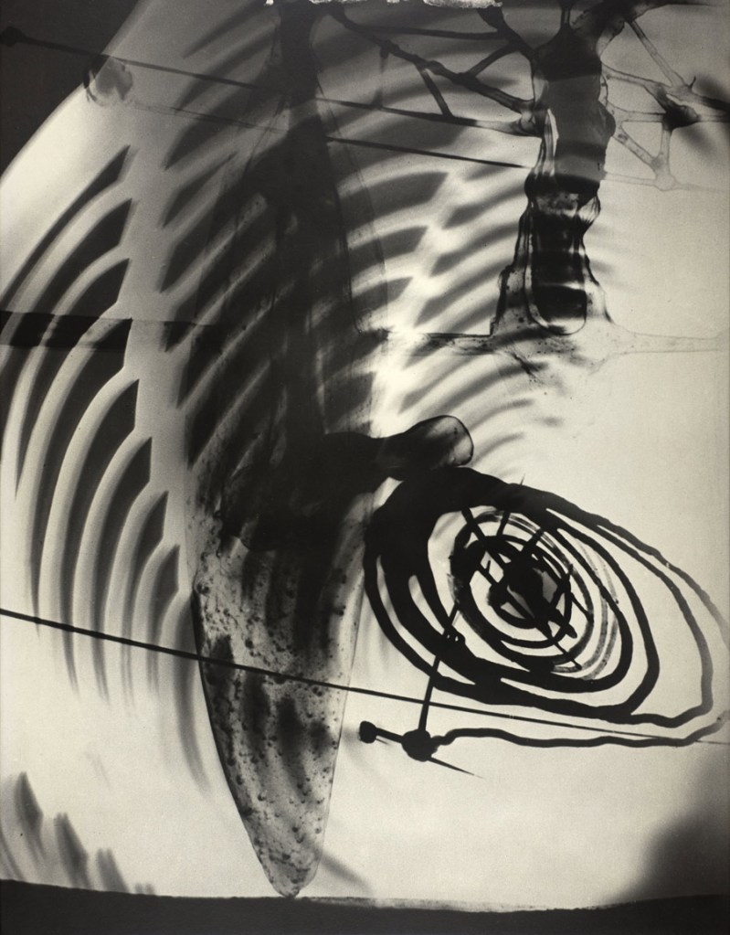 Gyorgy Kepes (American born Hungary, 1906-2001) 'Photogenic Painting, Photogenic' 1942
