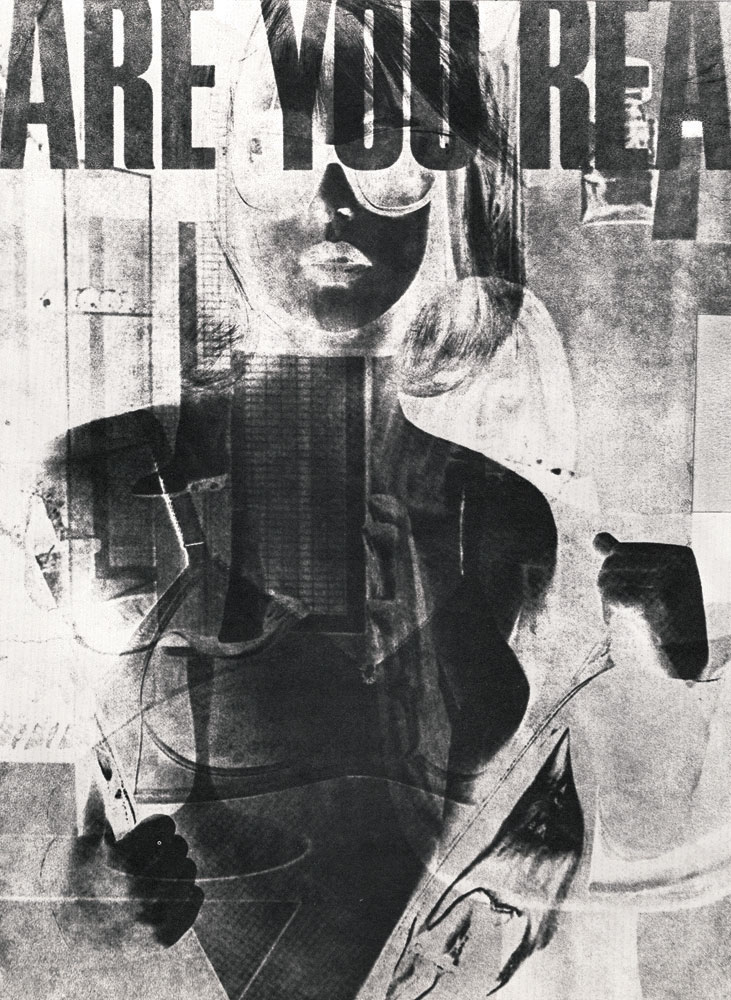 Robert Heinecken (American, 1931-2006) 'Are You Rea #1' 1966