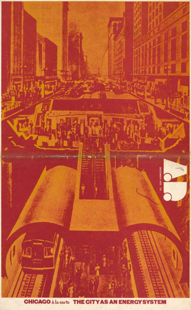 Alvin Boyarsky (Polish-​Canadian, 1928-1990) 'Chicago à la Carte: The City as Energy System' 1970