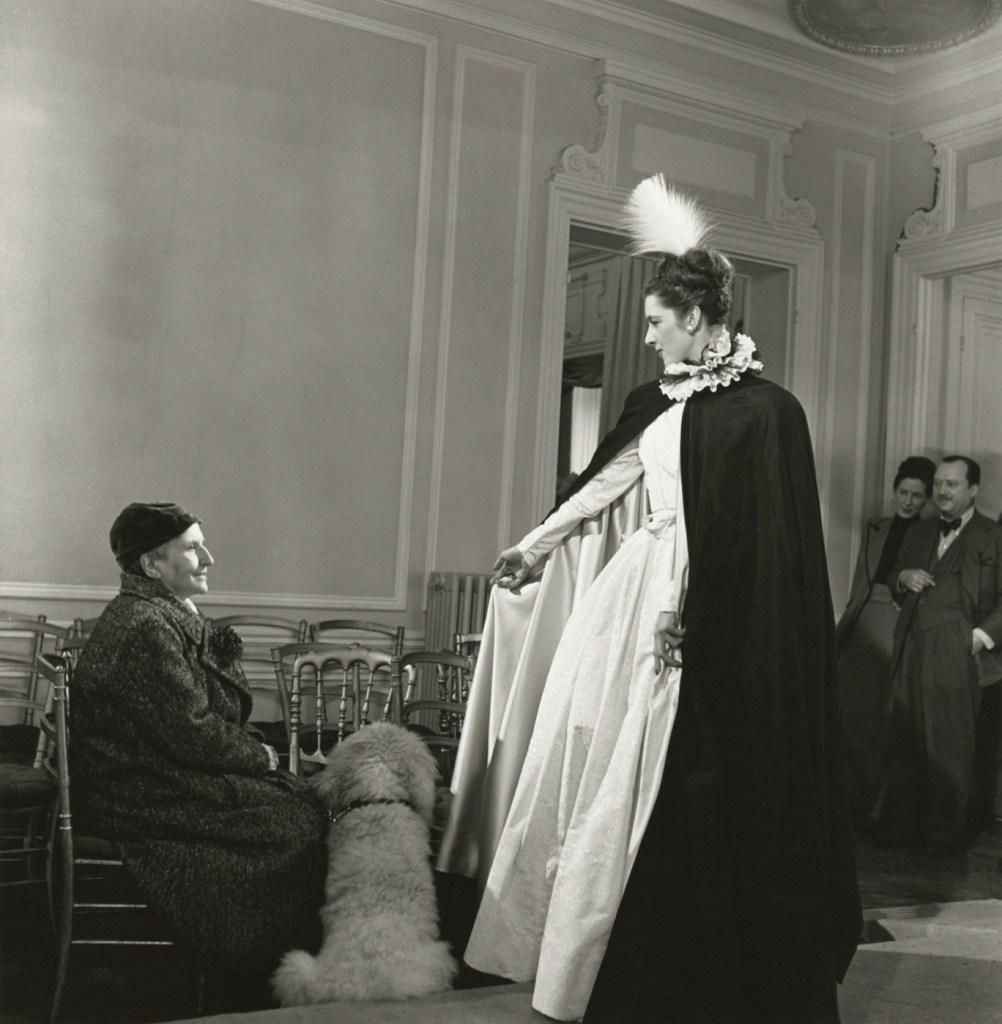 Horst P. Horst (German-American, 1906-1999) 'Gertrude Stein at Balmain Fashion Show' 1946