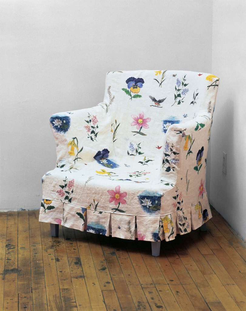 Robert Gober (American, b. 1954) ' Slip Covered Armchair' 1986-1987