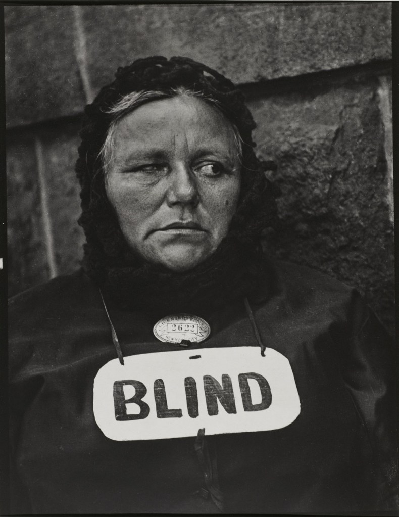 Paul Strand (American, 1890-1976) 'Blind Woman, New York' 1916 (negative); 1945 (print)