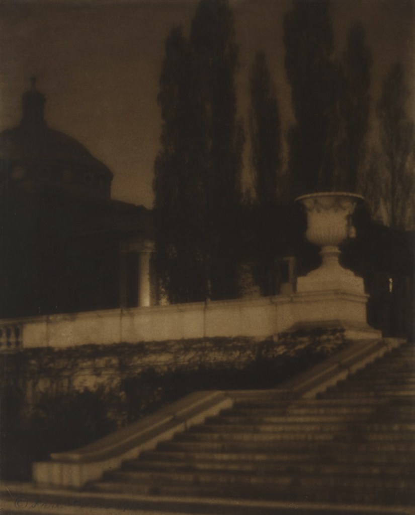 Karl Struss (American, 1886-1981) 'Columbia University, Night' 1910