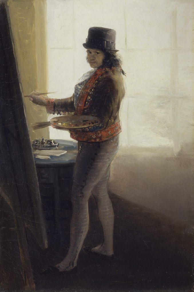 Francisco Goya (Spanish, 1746-1828) 'Self-Portrait While Painting' c. 1795