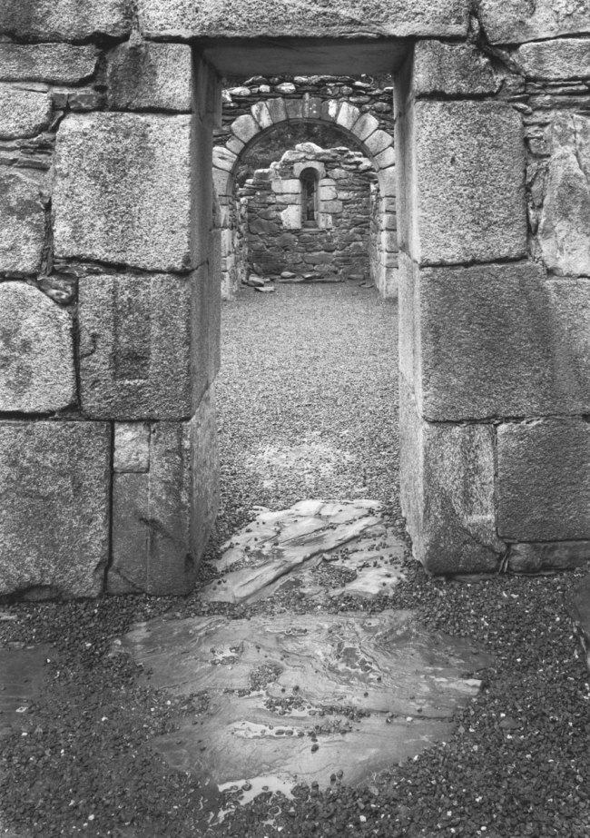 Paul Caponigro (American, 1932-2024) 'Reefert Church, Glendalough, County Wicklow, Ireland' 1988