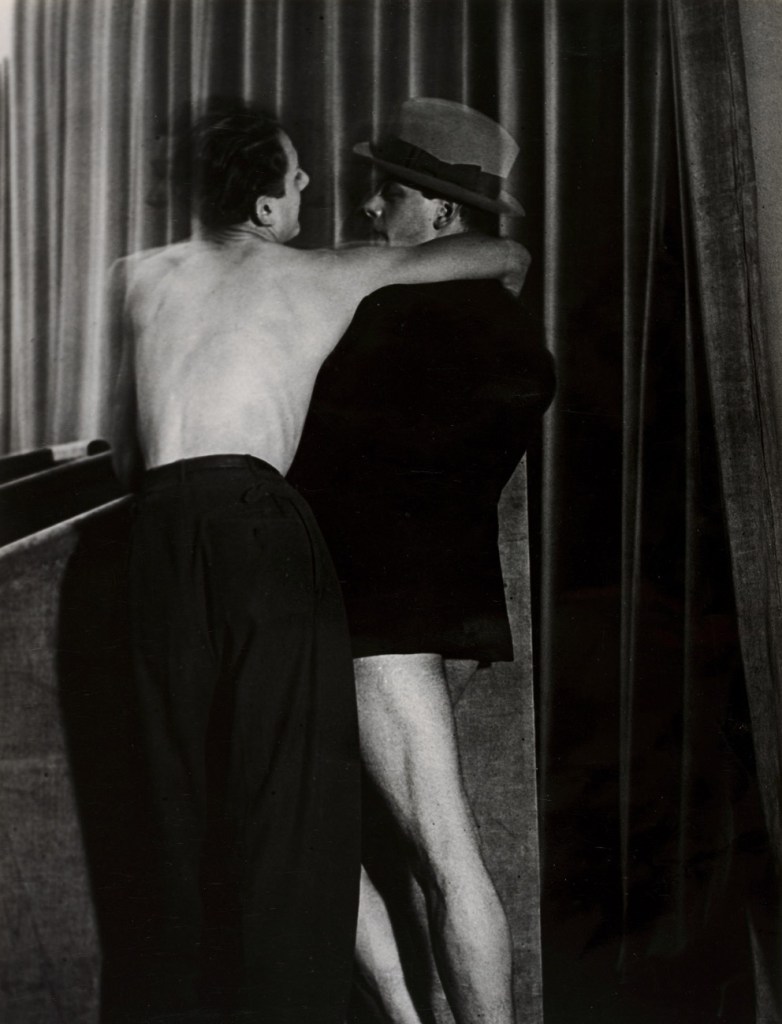 Brassaï (French, 1899-1984) 'Young Couple Wearing a Two-in-One Suit at the Bal de la Montagne Sainte-Geneviève' 1931