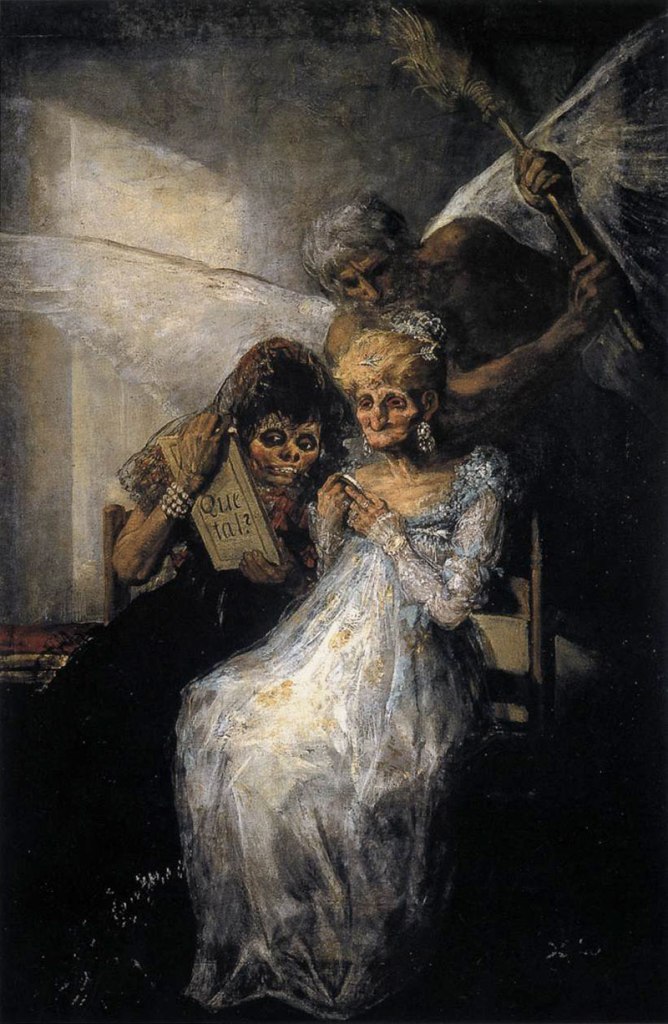 Francisco Goya (Spanish, 1746-1828) 'Time (Old Women)' c. 1810-1812