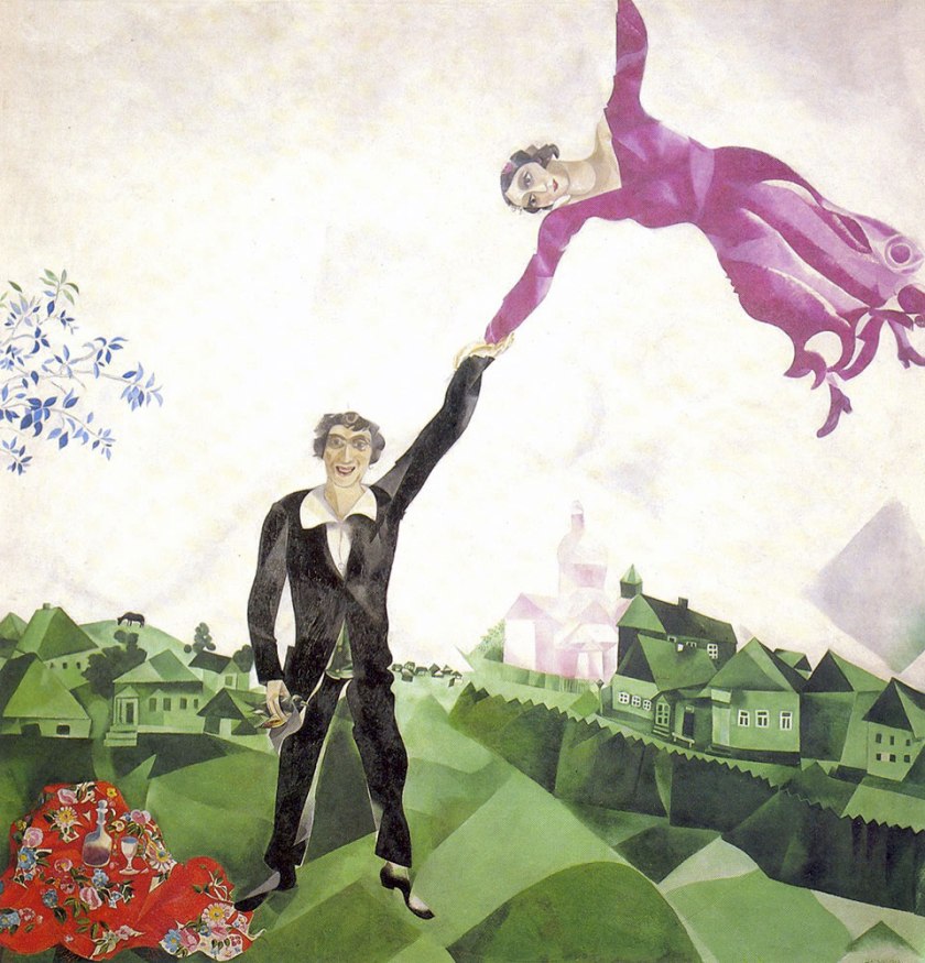 Marc Chagall. 'La passeggiata' (The walk) 1917-1918