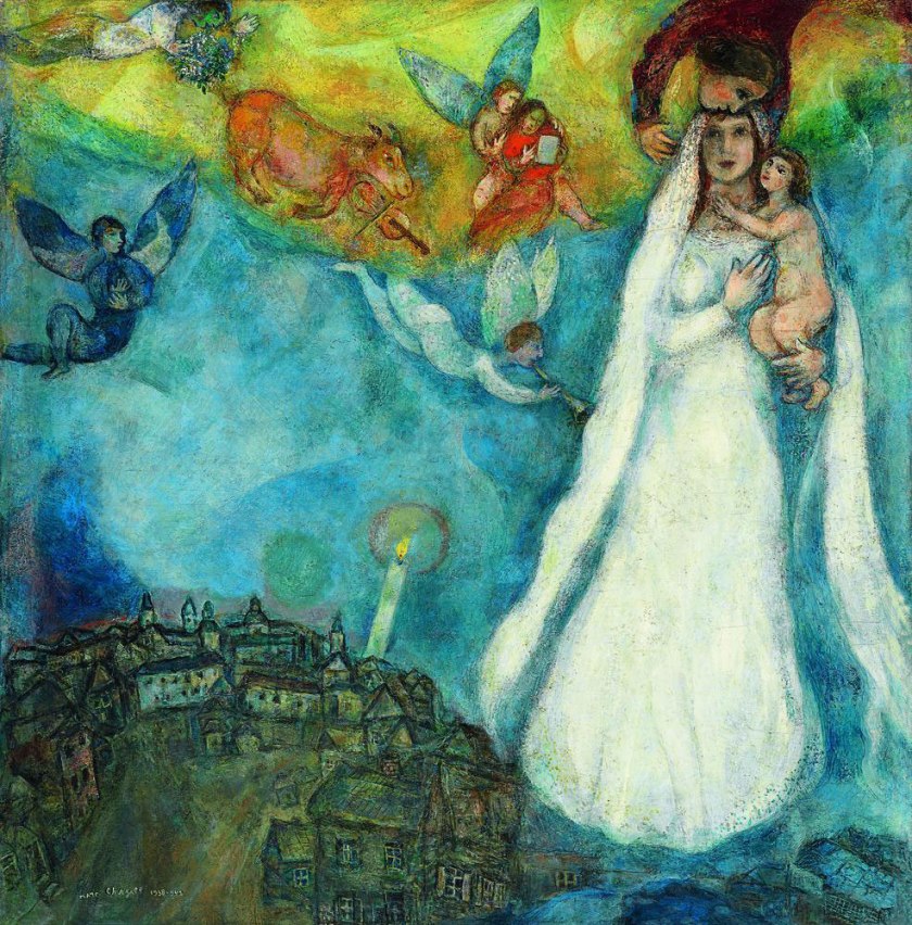 Marc Chagall. 'The Madonna of the Village' 1938-1942