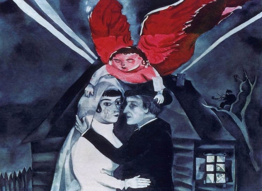 Marc Chagall. 'Matrimonio' (Wedding) 1918