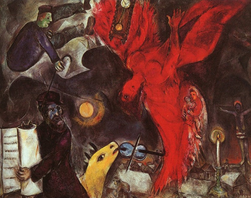 Marc Chagall. 'Angelo cadente' (The Falling Angel) 1923