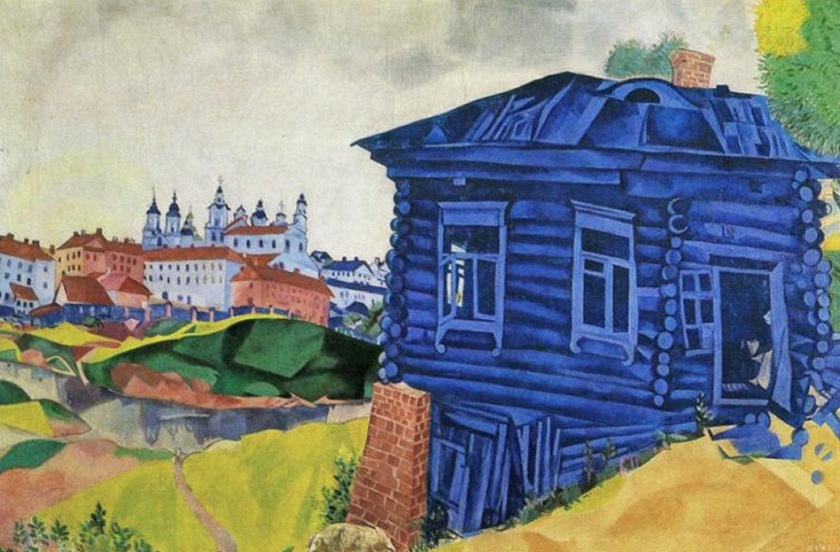 Marc Chagall. 'The Blue House' 1917
