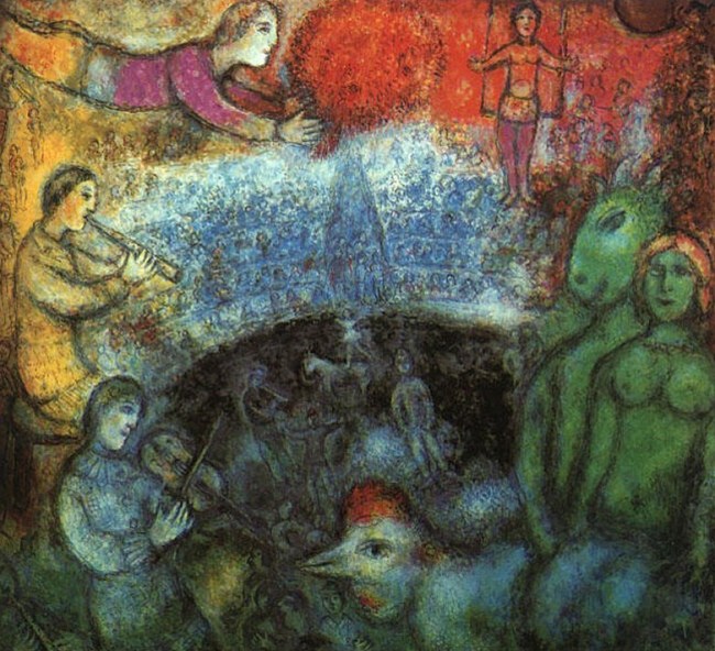 Marc Chagall (French born Russia, 1887-1985) 'The Grand Parade' 1979