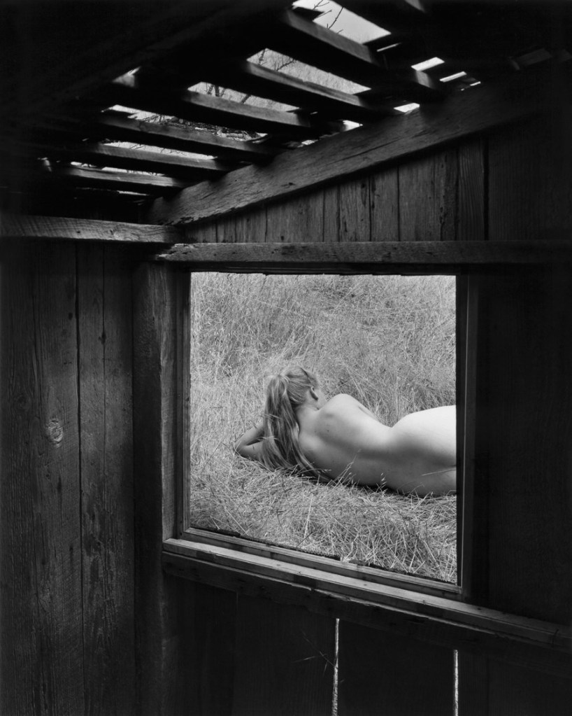 Wynn Bullock (American, 1902-1975) 'Barbara through Window' 1956