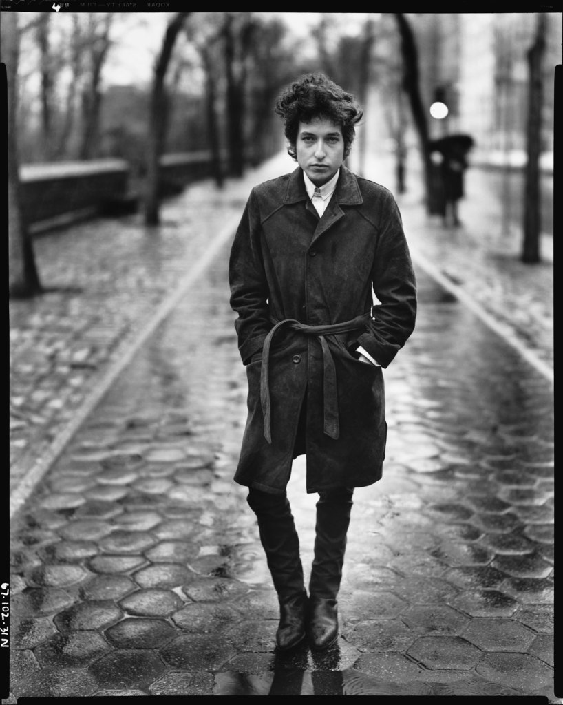 Richard Avedon (American, 1923-2004) 'Bob Dylan, musician, Central Park, New York, February 20, 1965' 1965