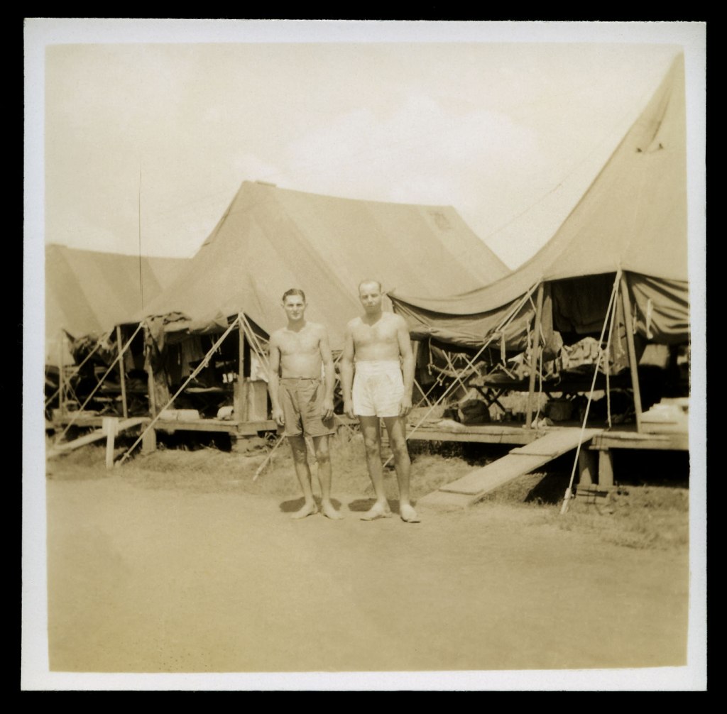 Anonymous photographer (Australian) 'Untitled [Encampment]' 1942-45