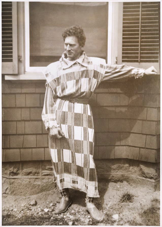Unknown photographer, New York. 'Percy Grainger wearing a towelling clothes outfit at his home in White Plains' 1936 Unknown photographer, New York. 'Percy Grainger wearing a towelling clothes outfit at his home in White Plains' 1936