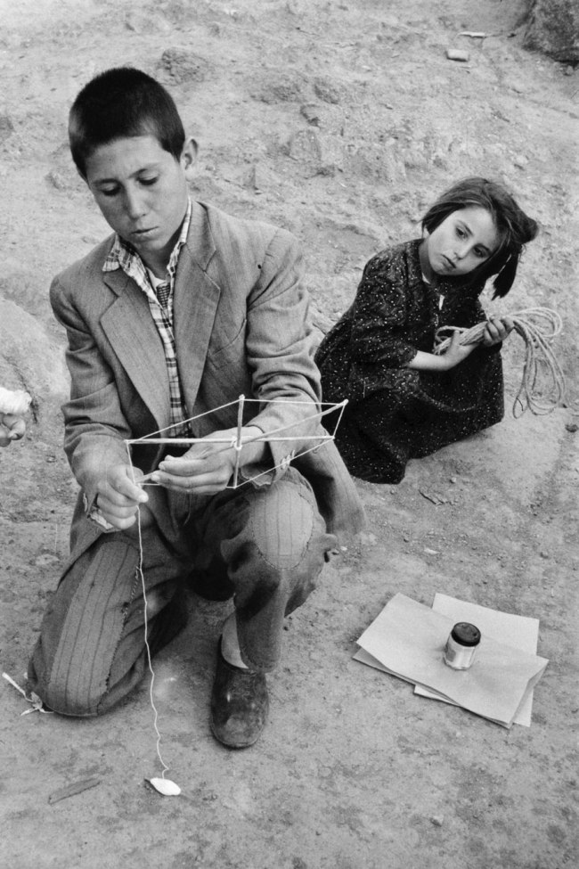 Marc Riboud (French, 1923-2016) 'Preparing Kites on a Sunday Morning' Ankara, Turkey, 1955
