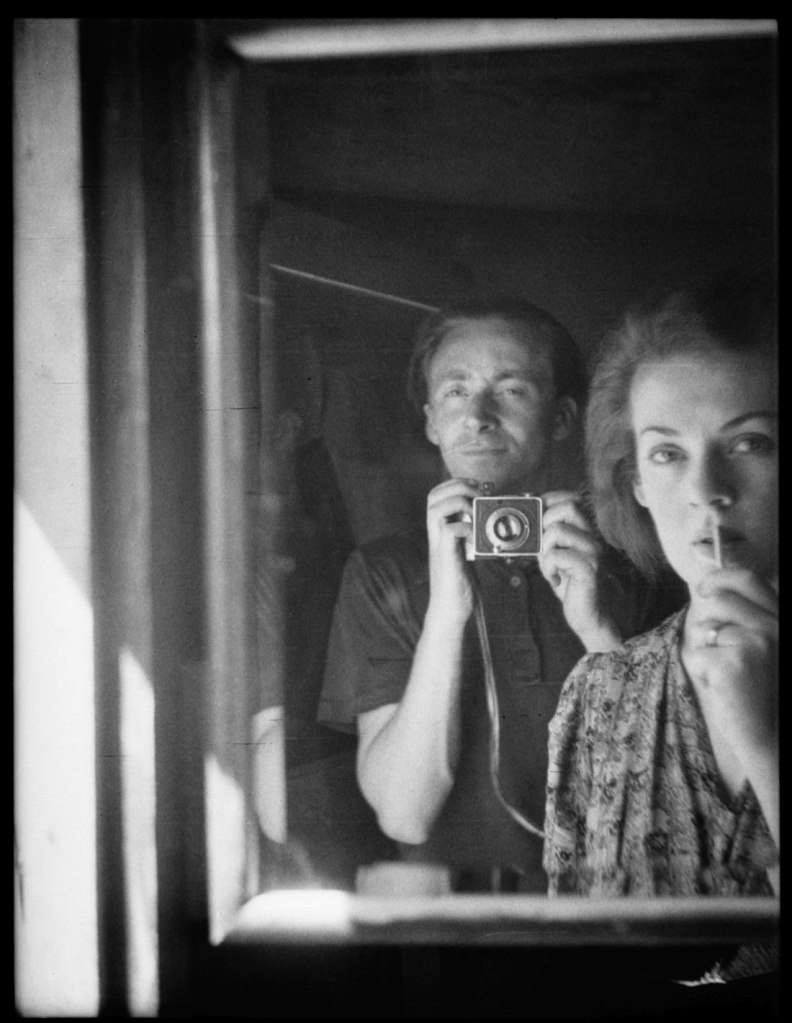 Albert Tucker (Australian, 1914-1999) 'Self-portrait with Joy Hester' 1939 Albert Tucker (Australian, 1914-1999) 'Self-portrait with Joy Hester' 1939