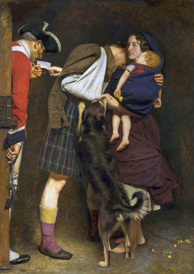 Sir John Everett Millais, Bt (English, 1829-1896) 'The Order of Release 1746' 1852-1853