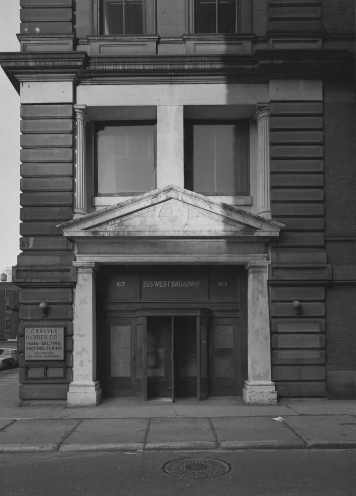 Bevan Davies (American, b. 1941) '155 West Broadway, New York' 1975