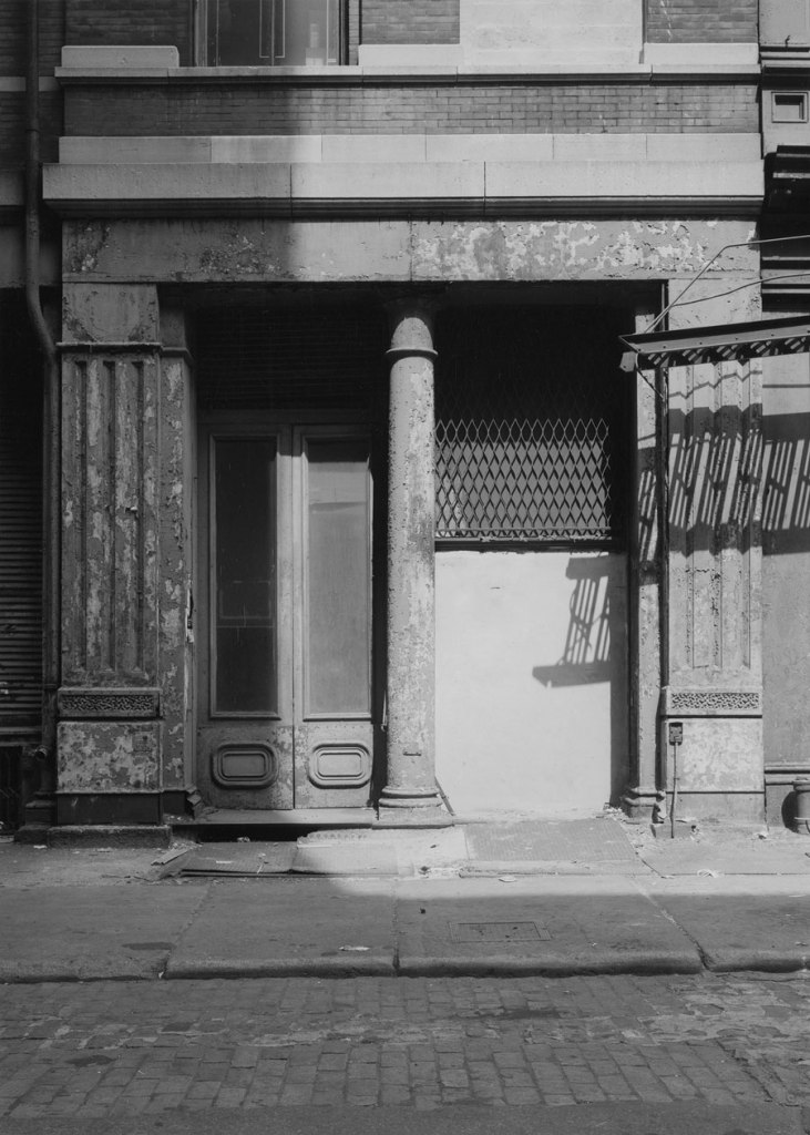 Bevan Davies (American, b. 1941) 'Column, Mercer Street, New York' 1975