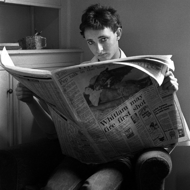 Peter Milne (Australian, b. 1960) 'Untitled (Rowland S Howard)' 1977 From the series 'A Day in the Life of Rowland S Howard' 1977