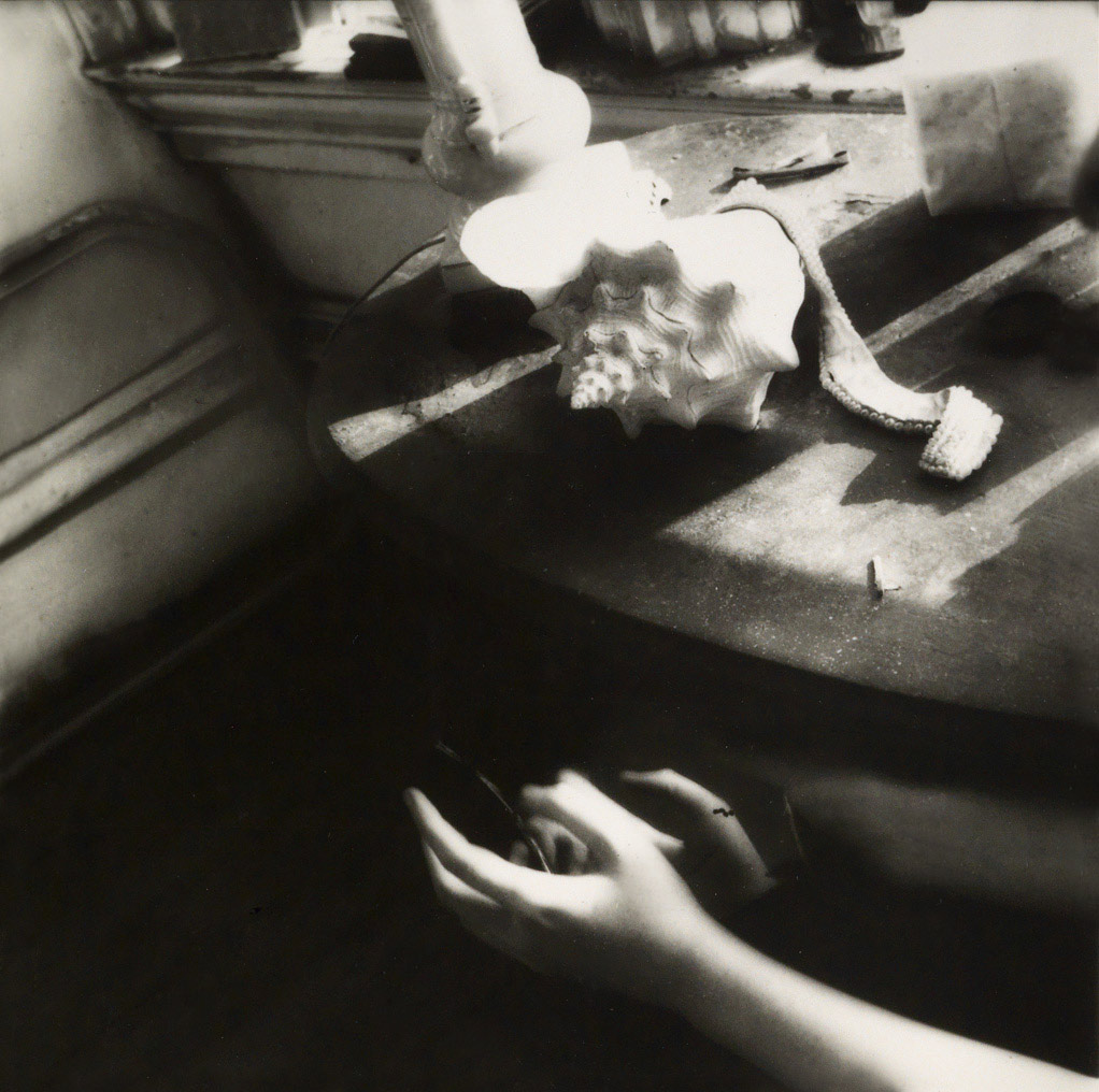 Francesca Woodman (American, 1958-1981) 'But Lately I Find a Sliver of a Mirror is Simply to Slice an Eyelid' 1979/1980