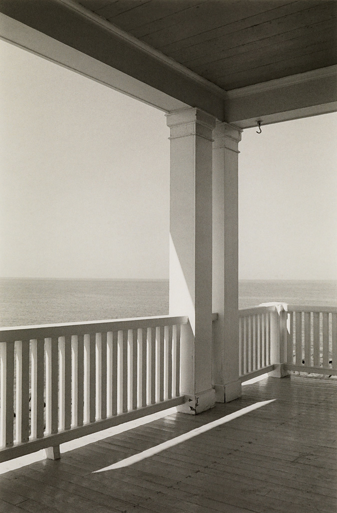 George A. Tice (American, 1938-2025) 'Porch, Monhegan Island, Maine' 1971