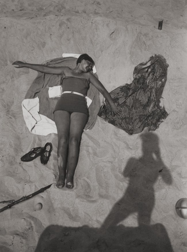 T. Lux Feininger (American born Germany, 1910-2011) 'Am Strand (On the Beach)' c. 1929