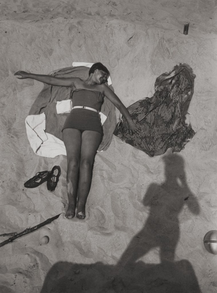 T. Lux Feininger (American born Germany, 1910-2011) 'Am Strand (On the Beach)' c. 1929