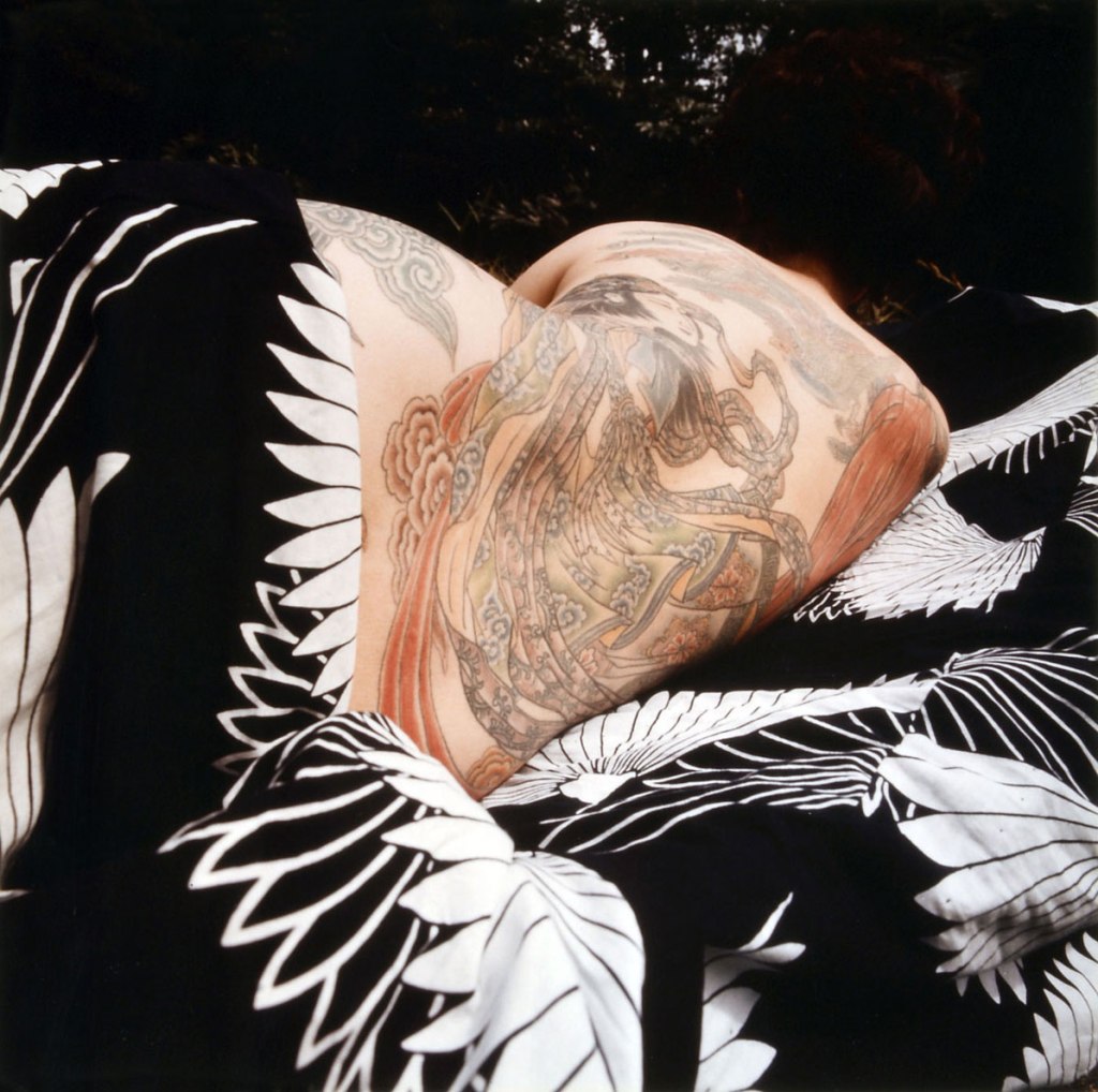 Ruiko Yoshida (Japanese, 1938-2024) 'One Holiday of a Japanese Masseuse, Tokyo, 1978' 1978 from the exhibition 'Tattoo' at Museum für Kunst und Gewerbe Hamburg, February - September, 2015