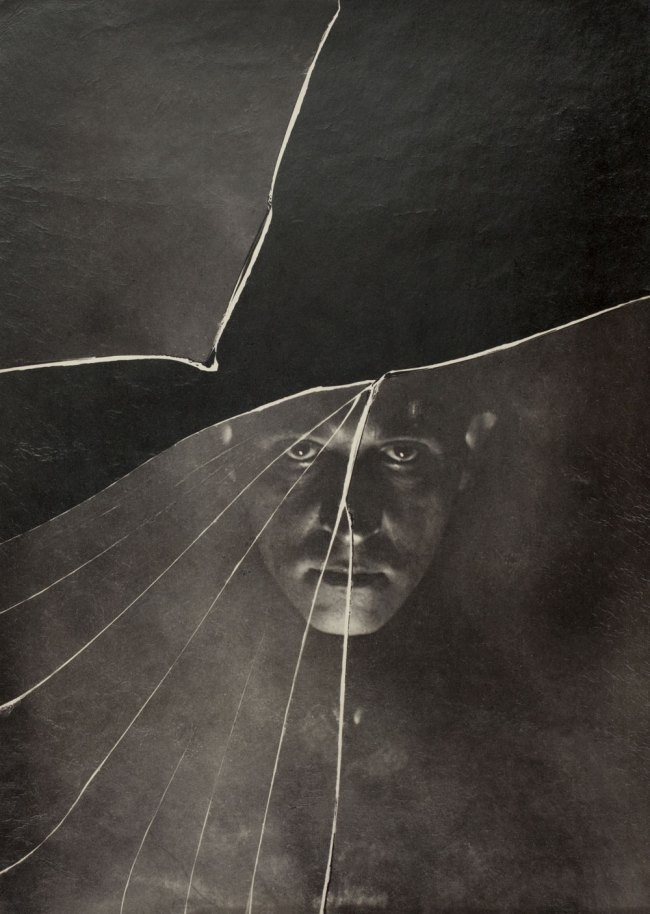 Stanisław Ignacy Witkiewicz (Polish, 1885-1939) 'Self-Portrait, Zakopane [Broken Glass]' 1910