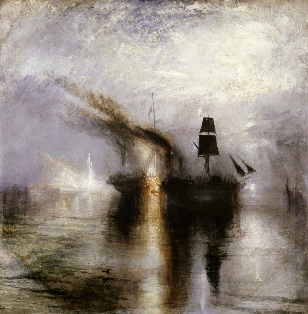 Joseph Mallord William Turner (British, 1775-1851) 'Peace – Burial at Sea' Exhibited 1842