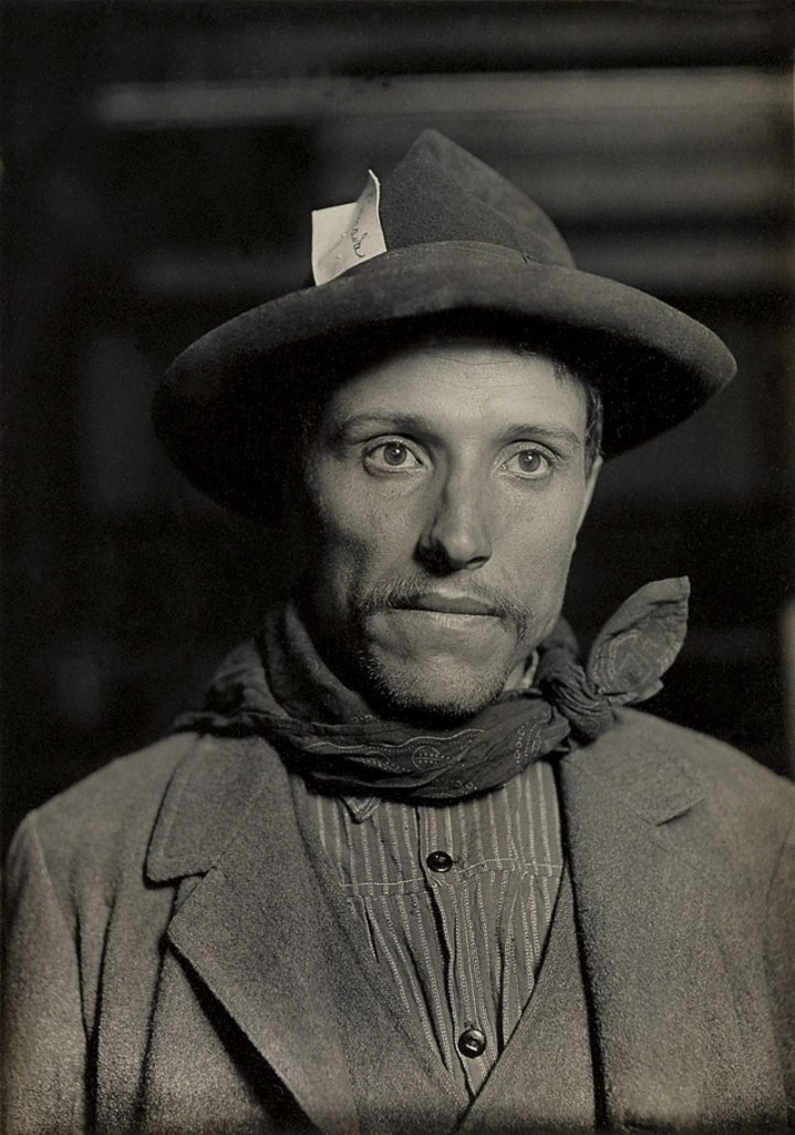 Lewis W. Hine (American, 1874-1940) 'Italian laborer, Ellis Island' 1905-1912