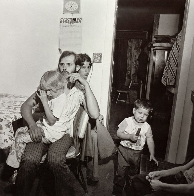 Larry Fink (American, 1941-2023) 'Oslin's Graduation Party' 1977