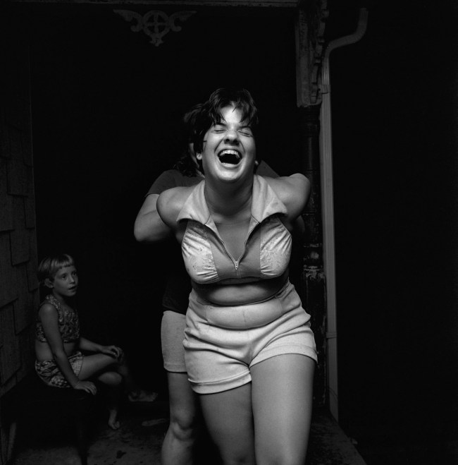 Larry Fink (American, 1941-2023) 'Oslin's Graduation Party' June 1977