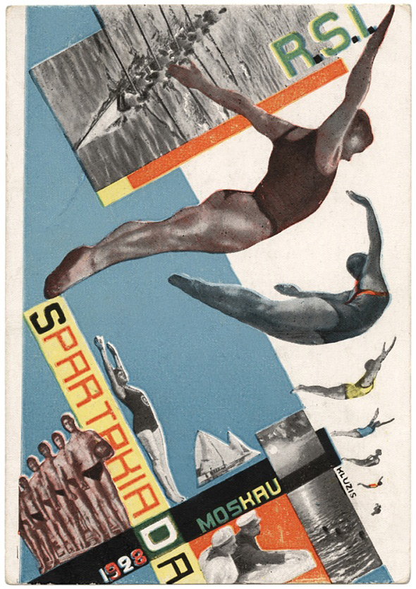 Gustav Klutsis (Latvian, 1895-1938) 'Postcard for the All Union Spartakiada Sporting Event' 1928 from the exhibition Exhibition: 'Modern Photographs from the Thomas Walther Collection, 1909-1949' at the Museum of Modern Art (MoMA), New York, December 2014 - April 2015