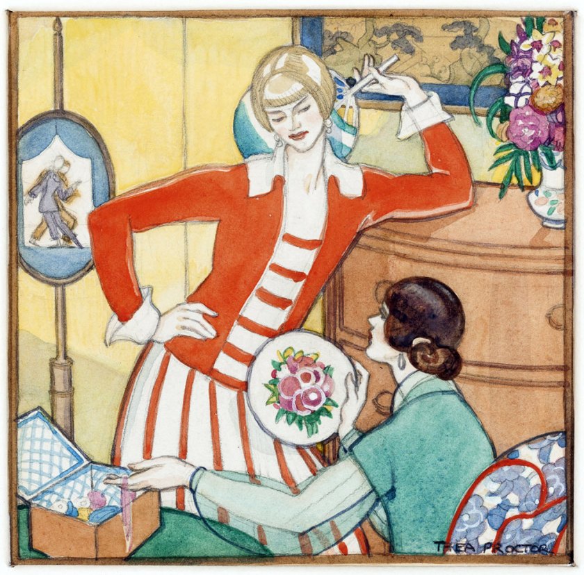 Thea Proctor. 'The Sewing Basket' c. 1926