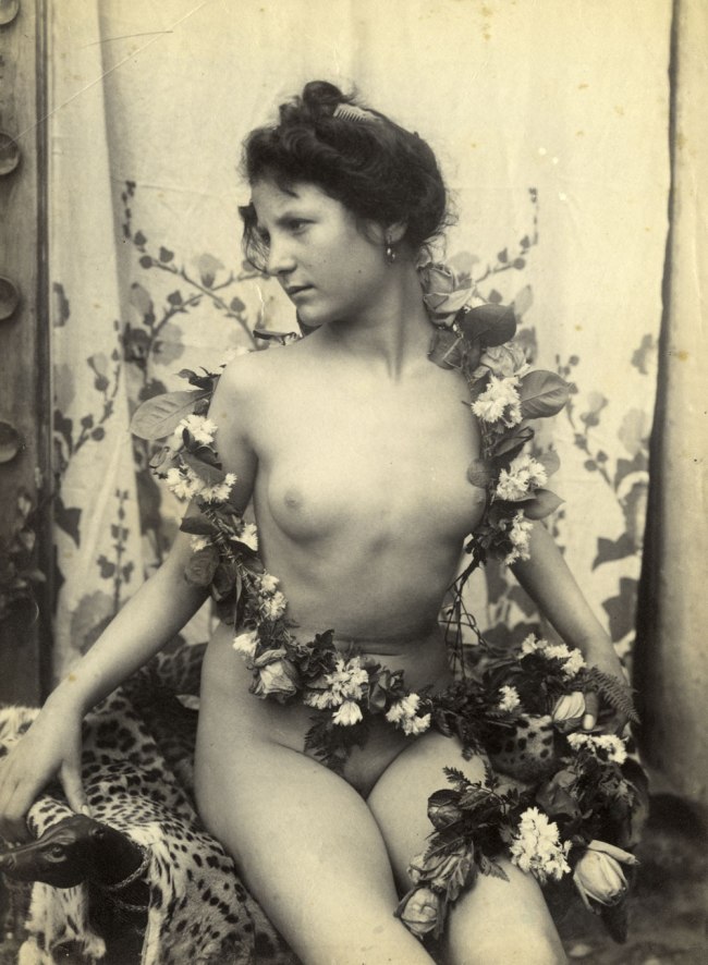 Guglielmo Plüschow (Wilhelm von Plüschow,1852-1930), Germany 'Female nude' Italy, c.1890